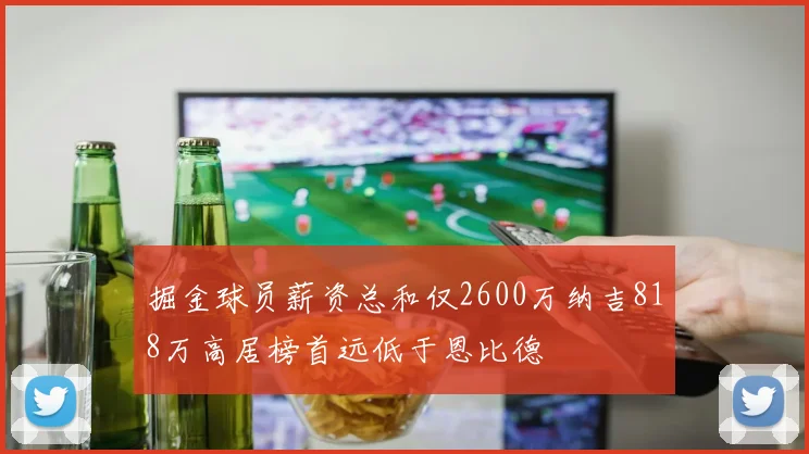 掘金球员薪资总和仅2600万纳吉818万高居榜首远低于恩比德